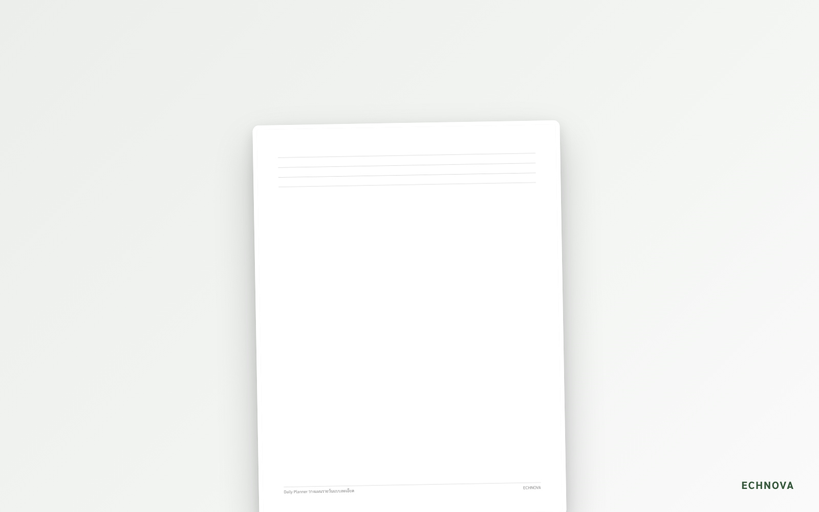 Daily Planner วางแผนรายวันละเอียด ตารางเวลารายชั่วโมง - Image 4